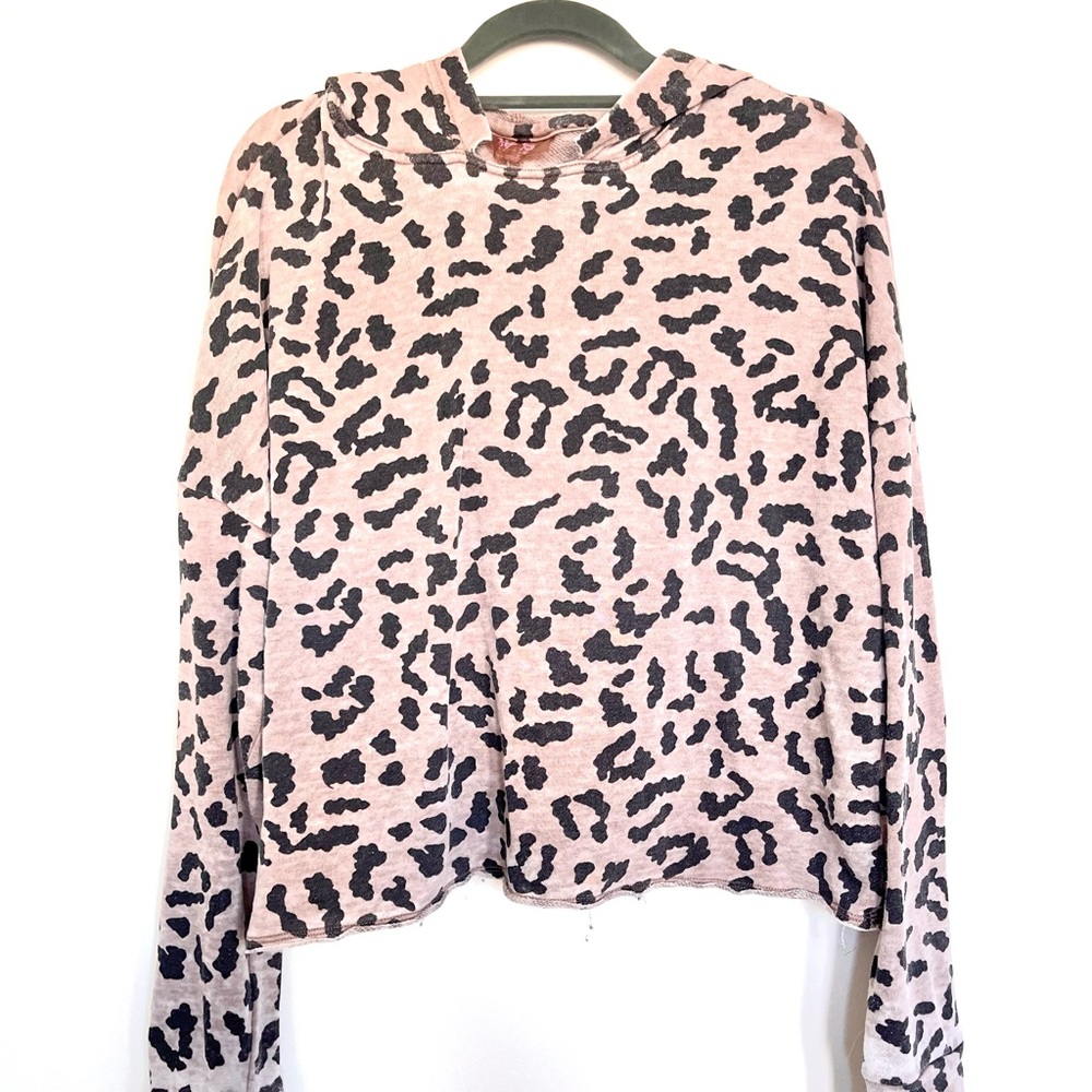 Leopard print hoodie